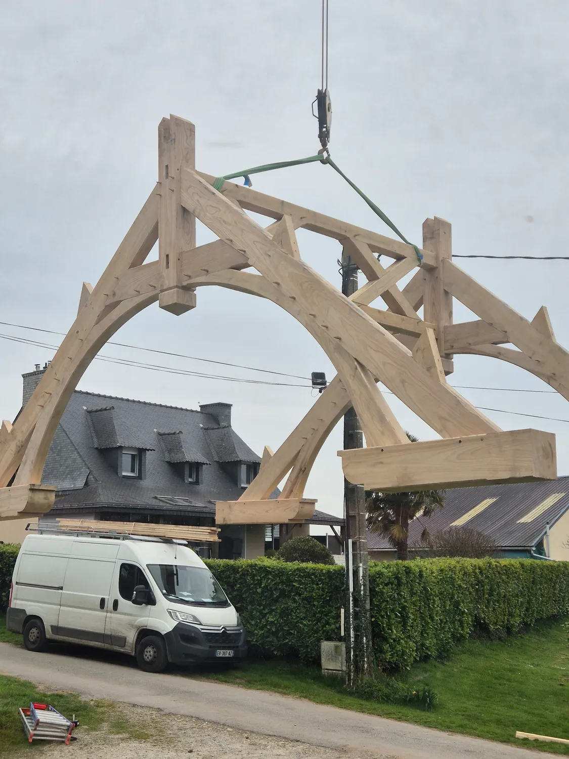 carport en bois hennebont