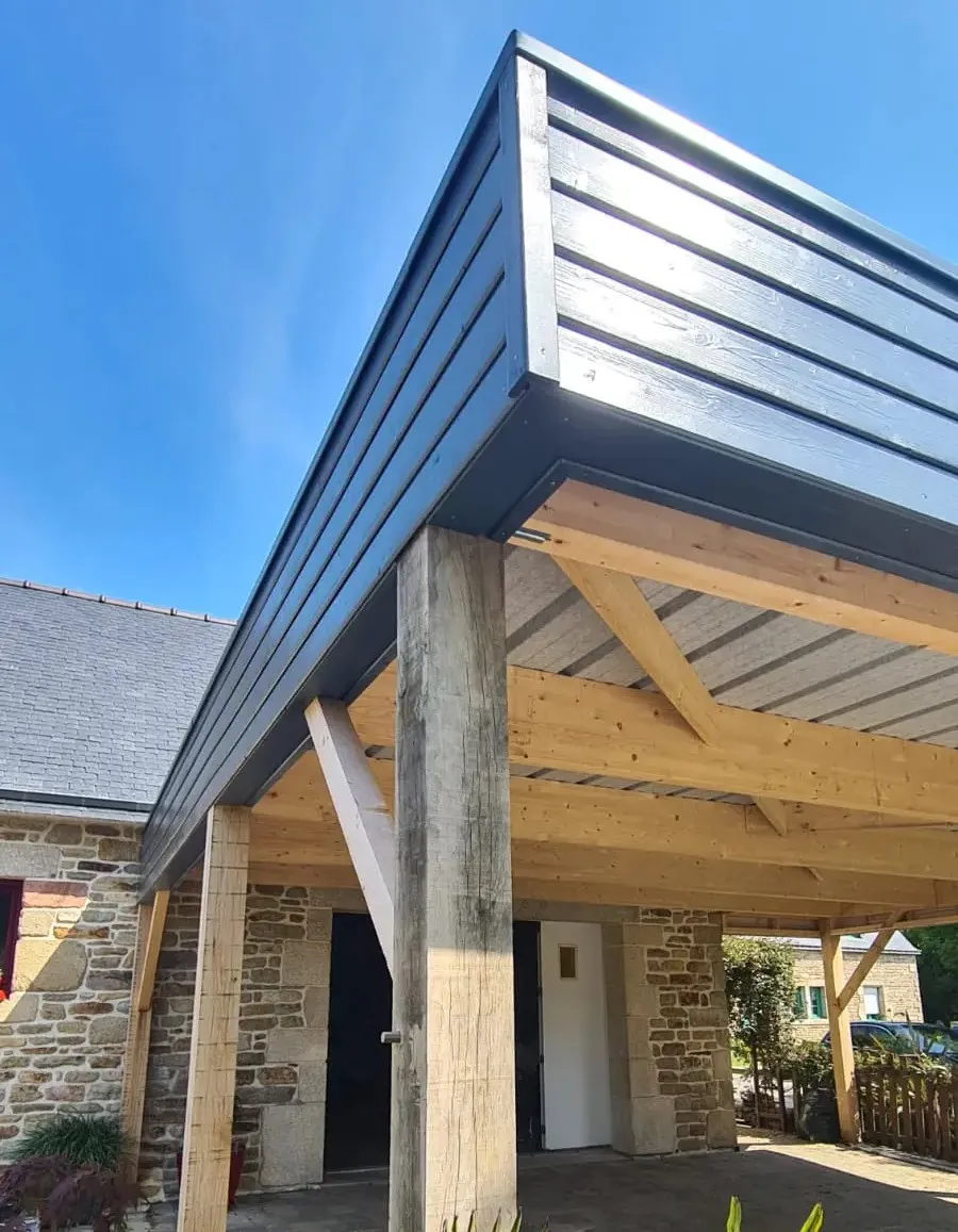 carport en bois pluvigner