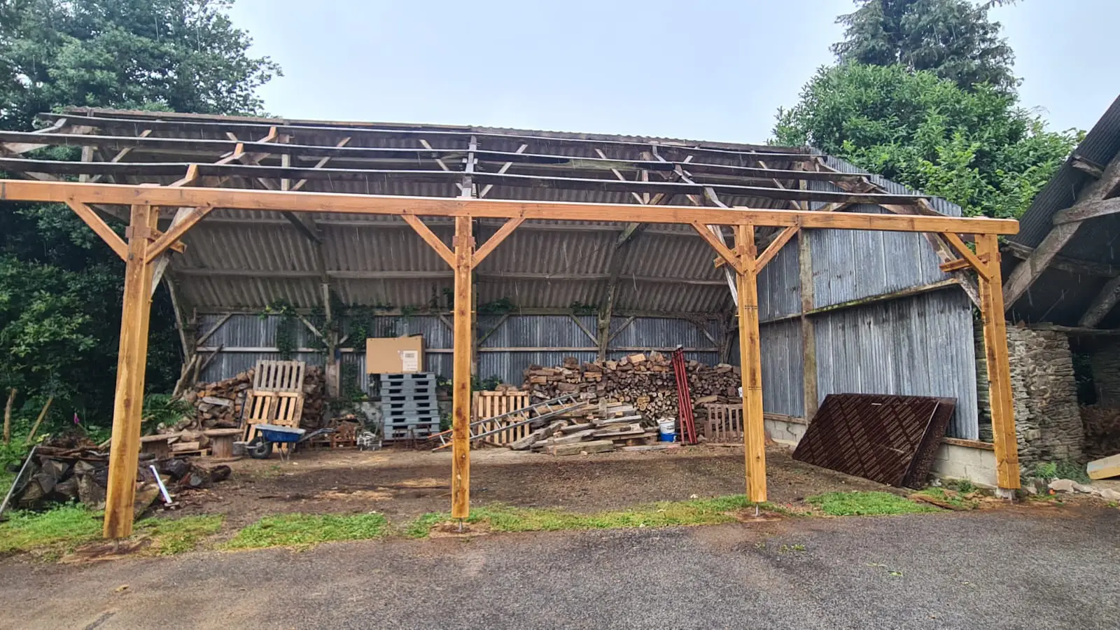 terrasse en bois baud